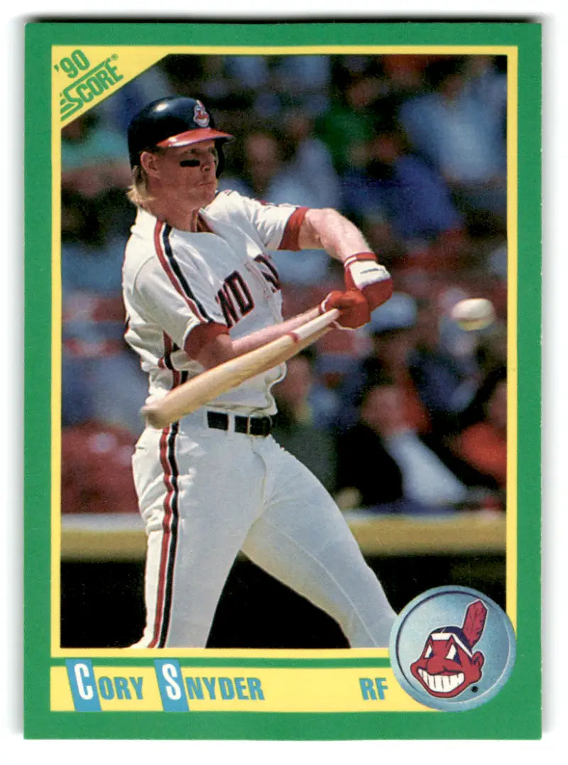 1990 Score #10 Cory Snyder NM-MT Indians ID:70075 - Baseball Card Single