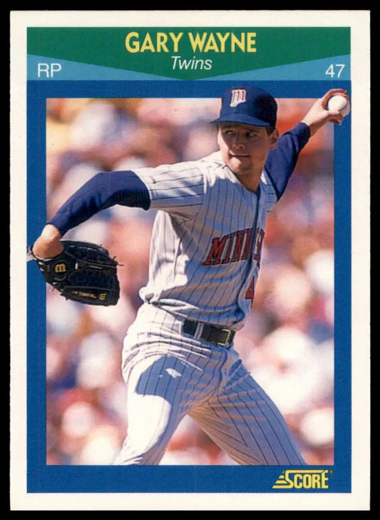 1990 Score 100 Rising Stars Gary Wayne 15 Minnesota Twins NM - Baseball Card Single