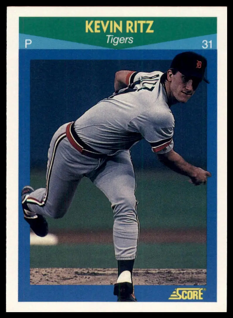 1990 Score 100 Rising Stars Kevin Ritz 11 Detroit Tigers NM - Baseball Card Single