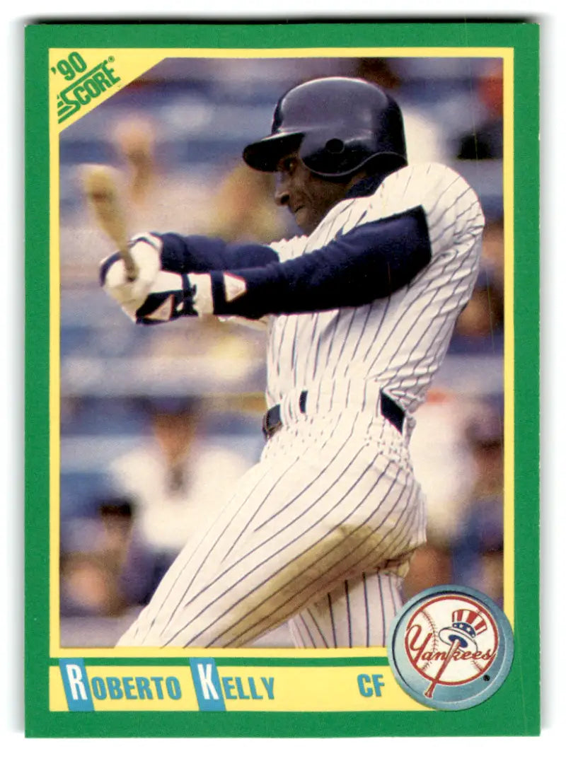 1990 Score #100 Roberto Kelly NM-MT Yankees ID:70080 - Baseball Card Single