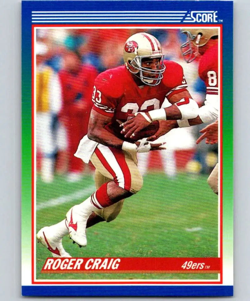 1990 Score #100 Roger Craig NM-MT San Francisco 49ers Football Card - Football Card Single