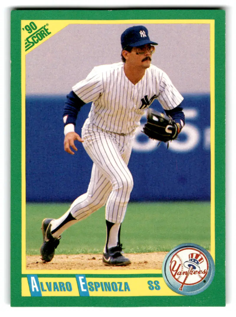 1990 Score #101 Alvaro Espinoza NM-MT Yankees ID:70051 - Baseball Card Single