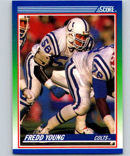 1990 Score #102 Fredd Young NM-MT Indianapolis Colts Football Card