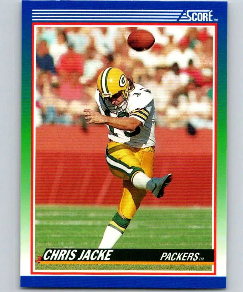 1990 Score #103 Chris Jacke NM-MT Green Bay Packers Football Card - Football Card Single