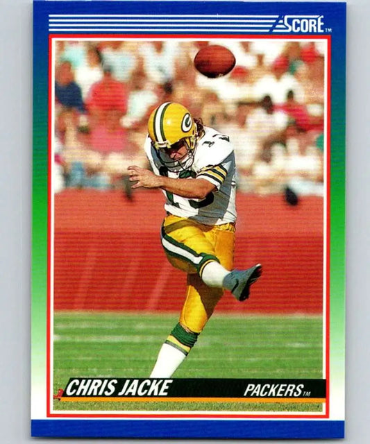 1990 Score #103 Chris Jacke NM-MT Green Bay Packers Football Card - Football Card Single