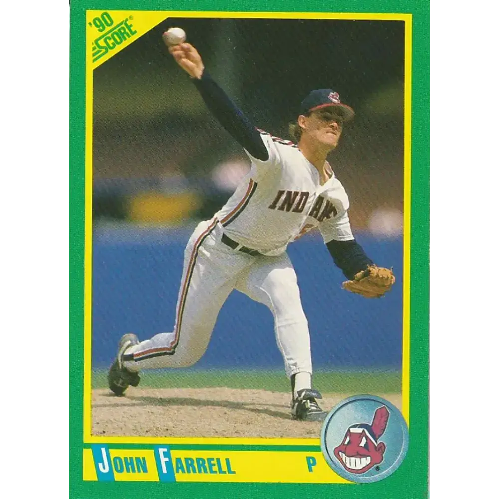 1990 Score #103 John Farrell NM-MT Cleveland Indians Baseball Card - Baseball Card Single