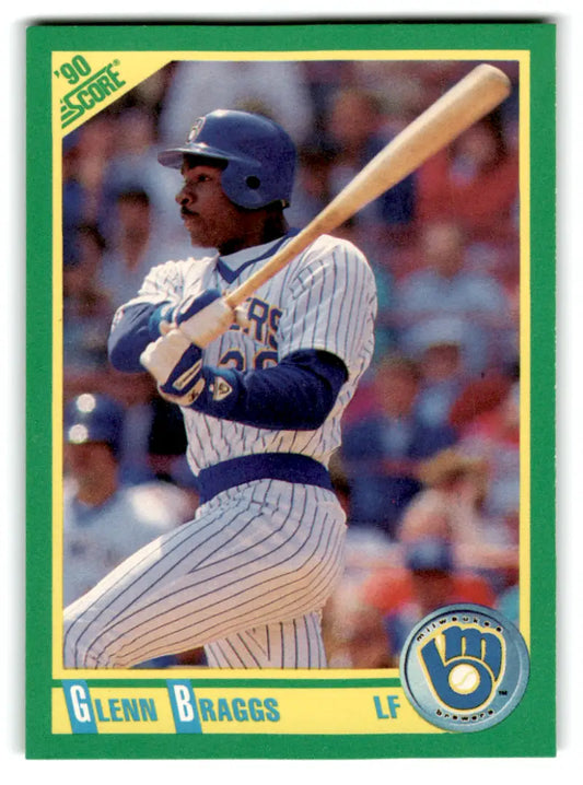 1990 Score #105 Glenn Braggs NM-MT Brewers ID:70071 - Baseball Card Single