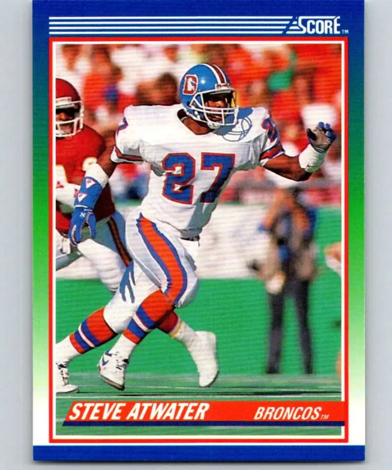 1990 Score #107 Steve Atwater NM-MT Denver Broncos Football Card - Football Card Single