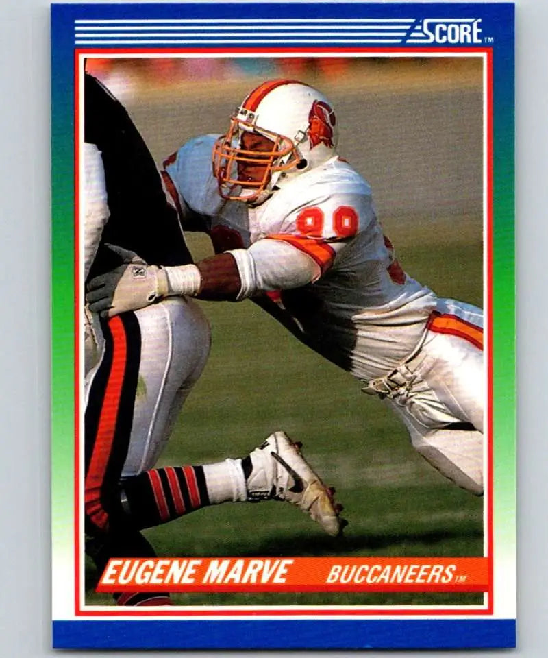 1990 Score #109 Eugene Marve NM-MT Tampa Bay Buccaneers Football Card - Football Card Single