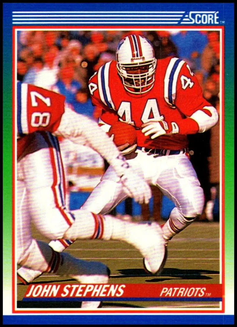 1990 Score #11 John Stephens NM-MT New England Patriots Football Card - Football Card Single