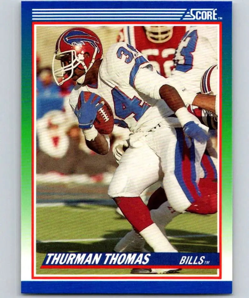 1990 Score #110 Thurman Thomas NM-MT Buffalo Bills Football Card - Football Card Single