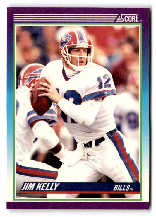 1990 Score #112 Jim Kelly - Football Card Single