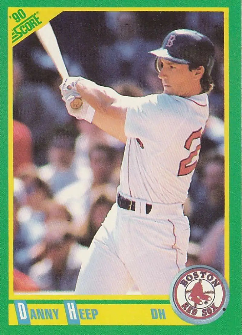 1990 Score #113 Danny Heep EX Excellent Boston Red Sox Baseball Card - Baseball Card Single