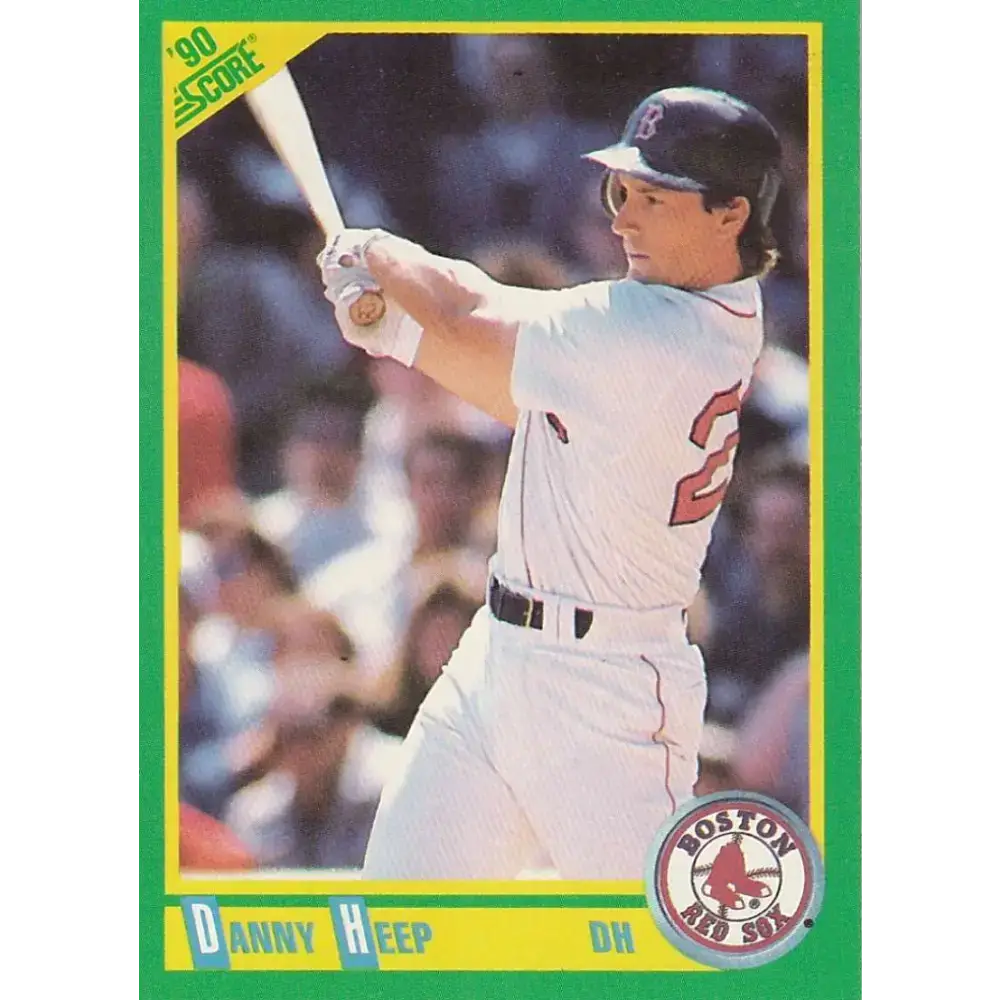 1990 Score #113 Danny Heep NM-MT Boston Red Sox Baseball Card - Baseball Card Single