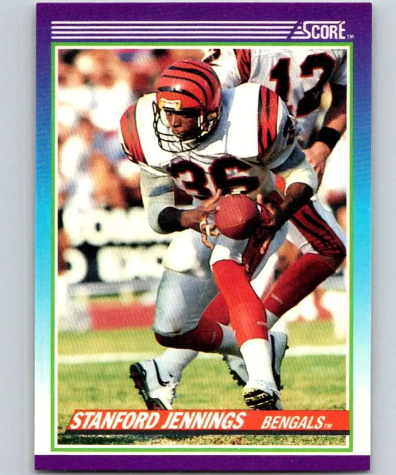 1990 Score #113 Stanford Jennings NM-MT Cincinnati Bengals Football Card - Football Card Single