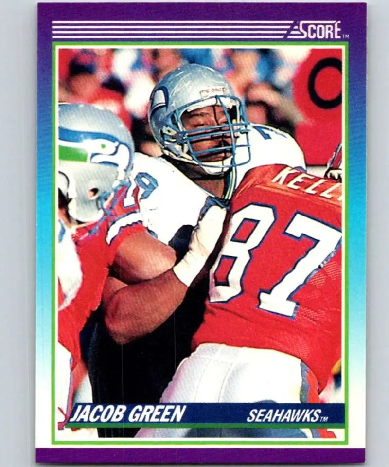 1990 Score #114 Jacob Green NM-MT Seattle Seahawks Football Card - Football Card Single
