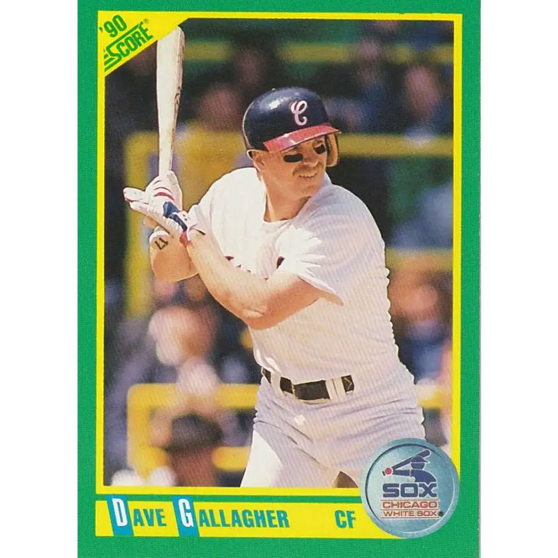 1990 Score #115 Dave Gallagher NM-MT Chicago White Sox Baseball Card - Baseball Card Single