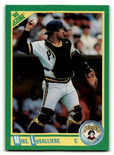 1990 Score #116 Mike LaValliere NM Near Mint Pirates ID:46151 - Baseball Card Single