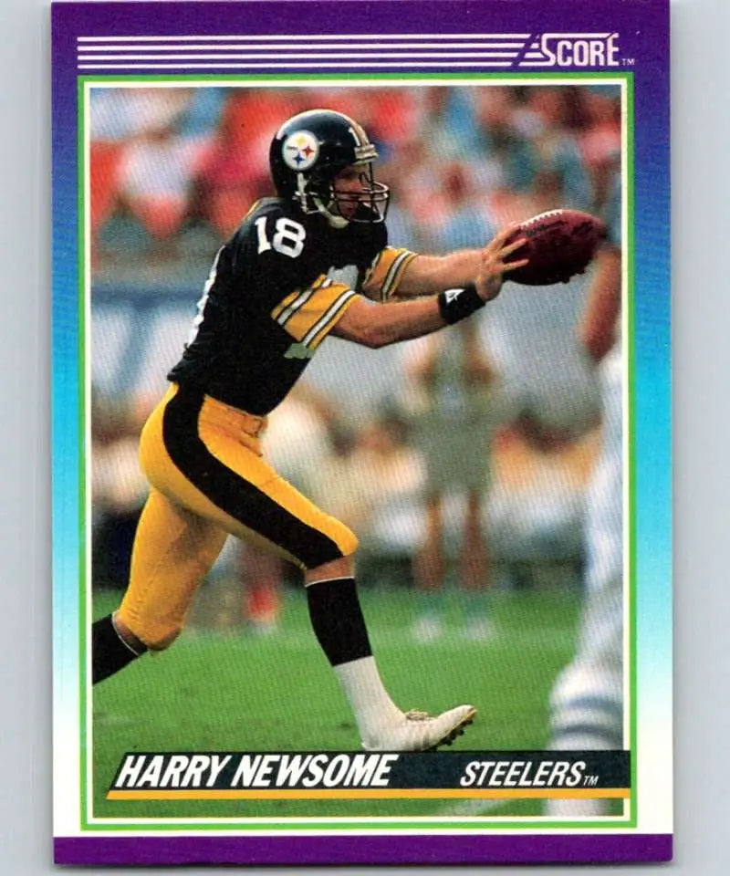 1990 Score #118 Harry Newsome NM-MT Pittsburgh Steelers Football Card - Football Card Single