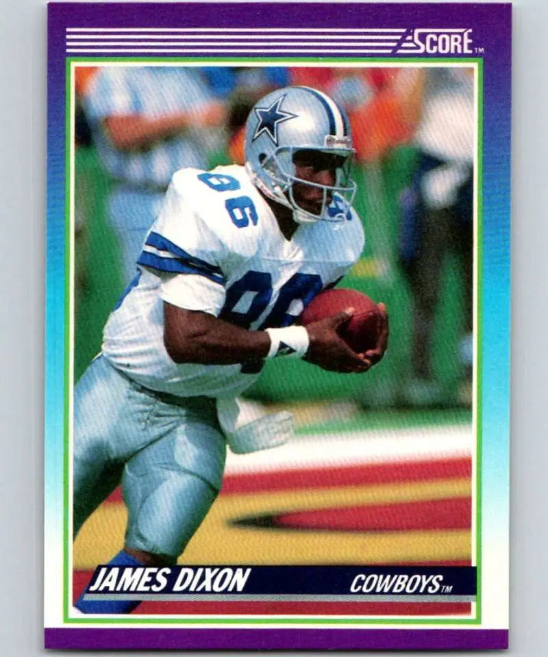 1990 Score #119 James Dixon NM-MT RC Rookie Dallas Cowboys Football Card - Football Card Single