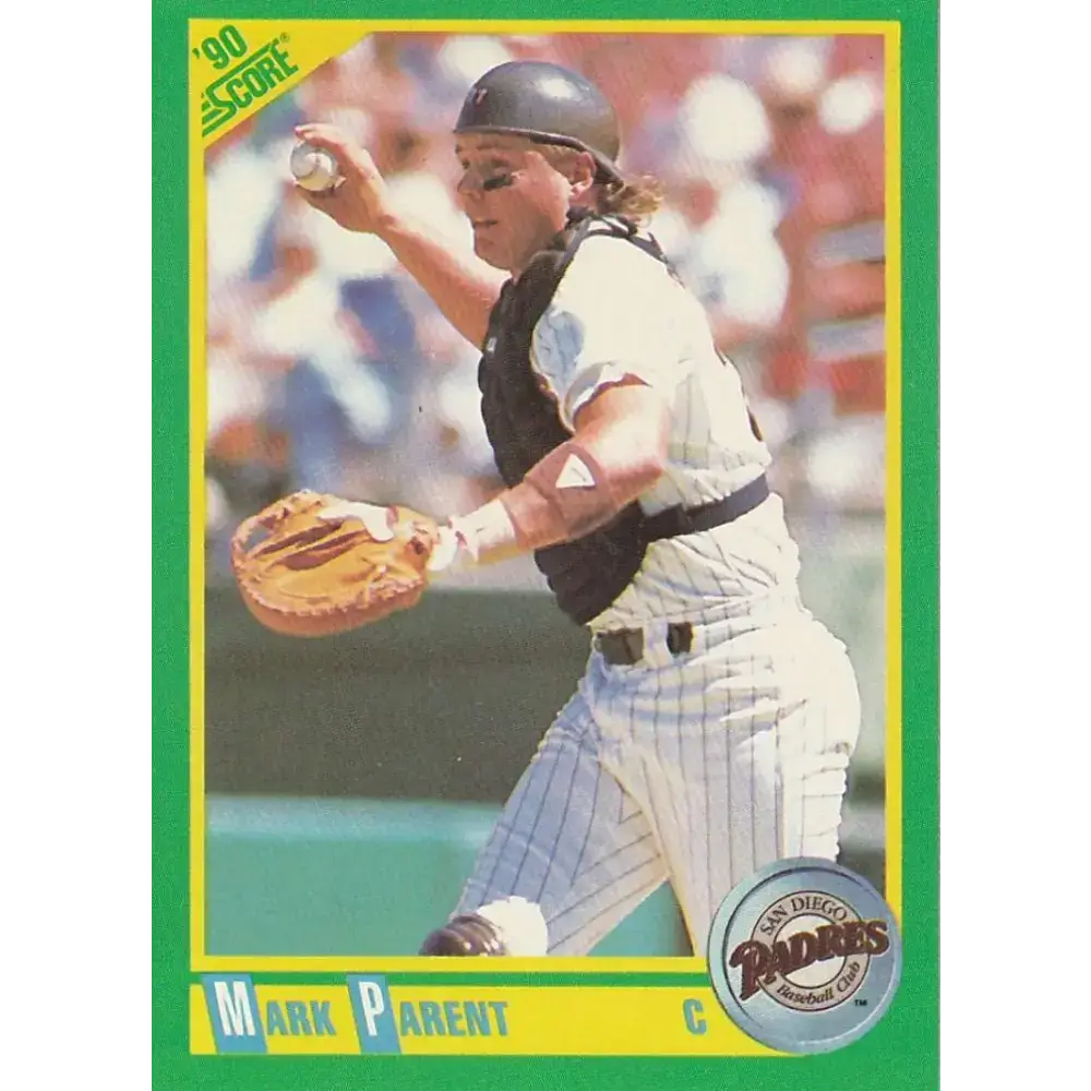 1990 Score #119 Mark Parent NM-MT San Diego Padres Baseball Card - Baseball Card Single