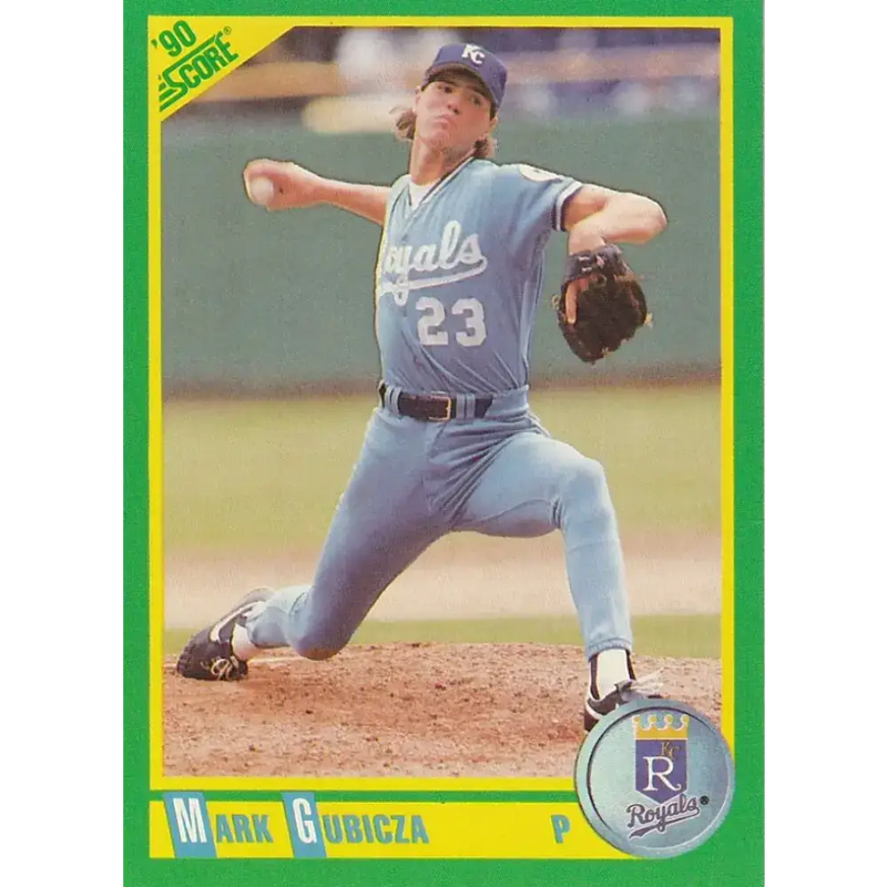 1990 Score #121 Mark Gubicza NM-MT Kansas City Royals Baseball Card - Baseball Card Single