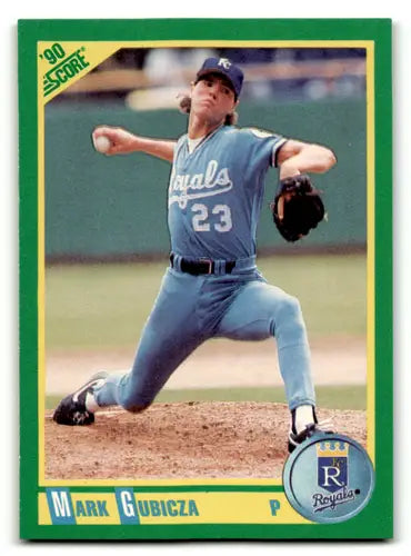 1990 Score Mark Gubicza baseball card with original gloss Royals NM Near Mint