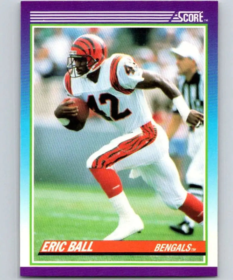 1990 Score #124 Eric Ball NM-MT Cincinnati Bengals Football Card - Football Card Single