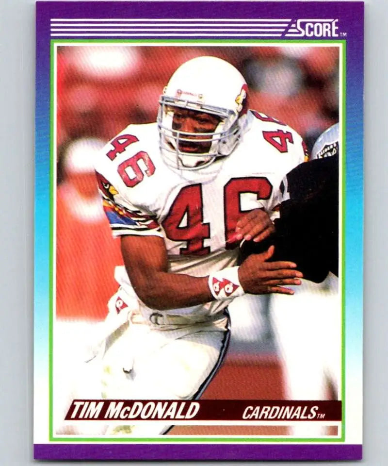1990 Score #127 Tim McDonald NM-MT Phoenix Cardinals Football Card - Football Card Single