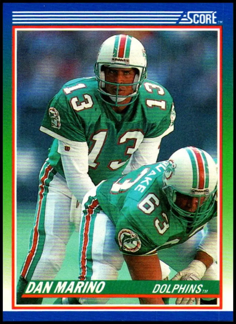 1990 Score #13 Dan Marino NM-MT Miami Dolphins Football Card - Football Card Single
