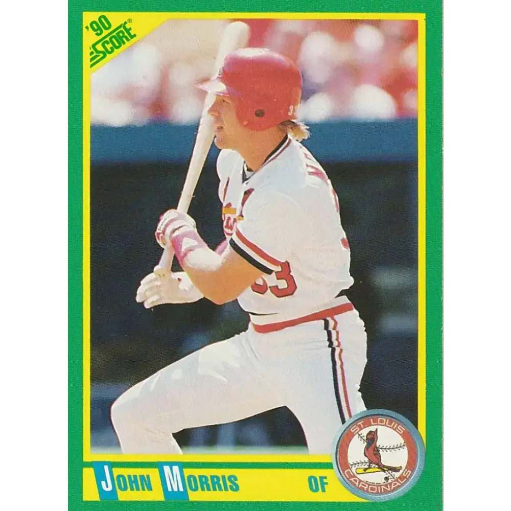 1990 Score #134 John Morris NM-MT St. Louis Cardinals Baseball Card - Baseball Card Single