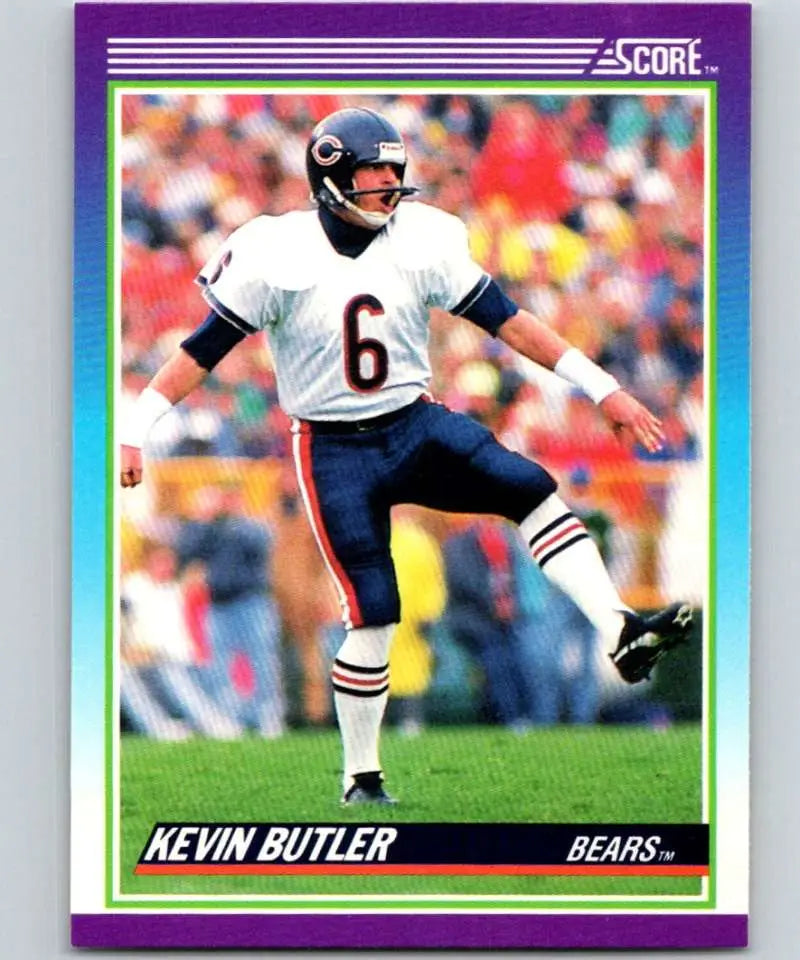 1990 Score #134 Kevin Butler NM-MT Chicago Bears Football Card - Football Card Single