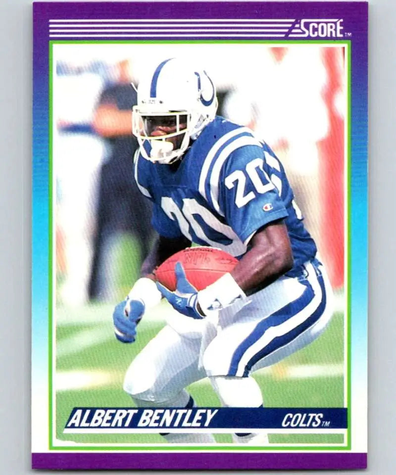 1990 Score #135 Albert Bentley NM-MT Indianapolis Colts Football Card - Football Card Single