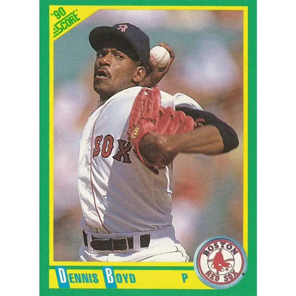 1990 Score #137 Oil Can Boyd NM-MT Boston Red Sox Baseball Card - Baseball Card Single