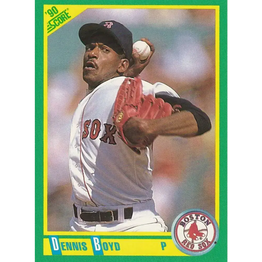 1990 Score #137 Oil Can Boyd NM-MT Boston Red Sox Baseball Card - Baseball Card Single