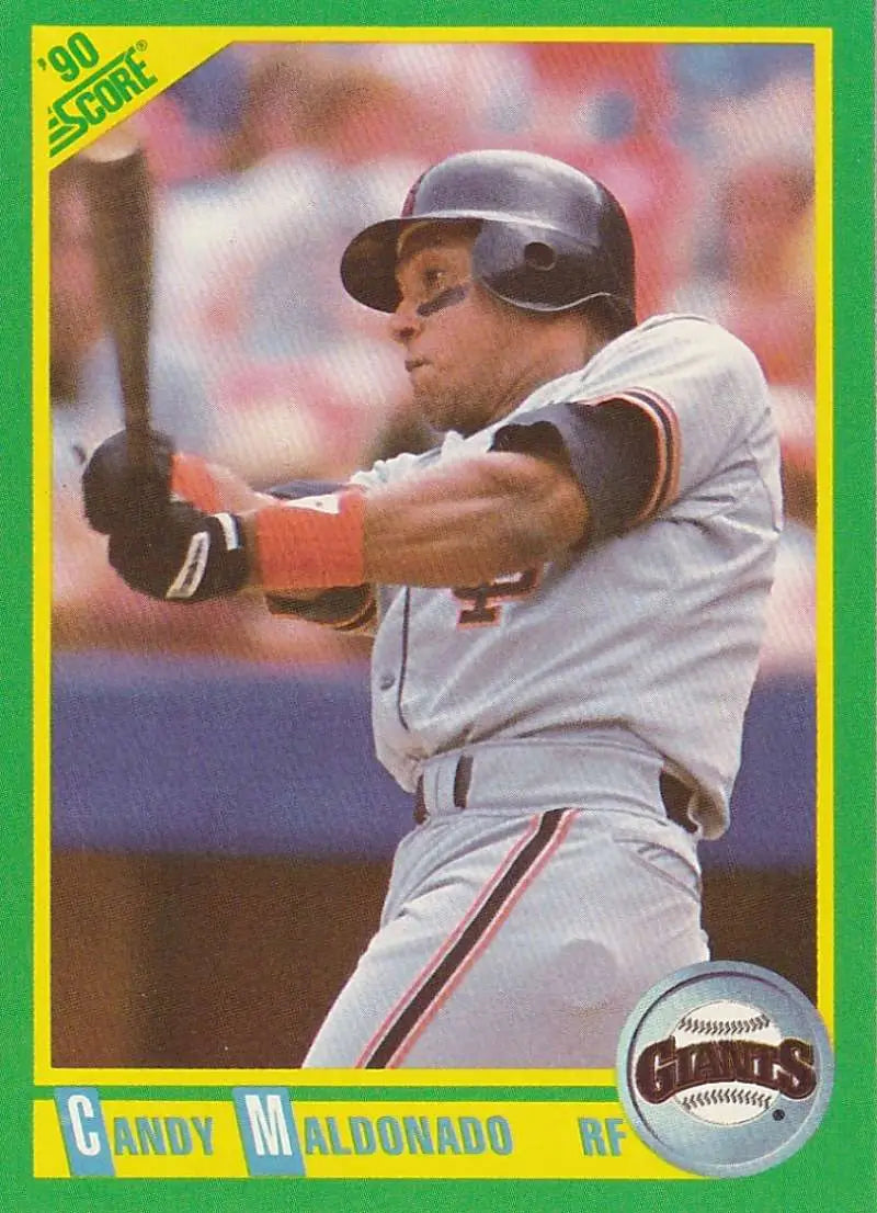 1990 Score #138 Candy Maldonado EX Excellent San Francisco Giants Baseball Card - Baseball Card Single