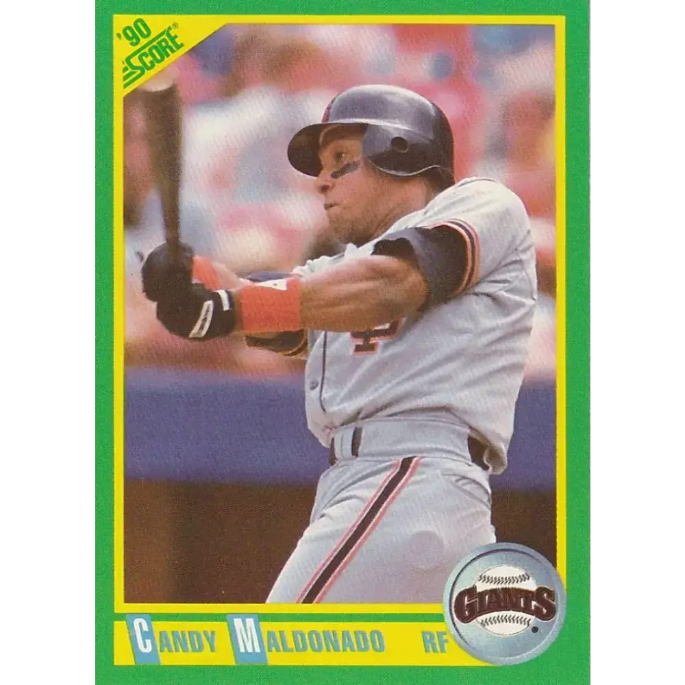1990 Score #138 Candy Maldonado NM-MT San Francisco Giants Baseball Card - Baseball Card Single
