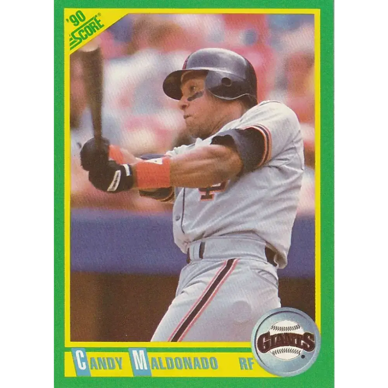 1990 Score #138 Candy Maldonado NM-MT San Francisco Giants Baseball Card - Baseball Card Single