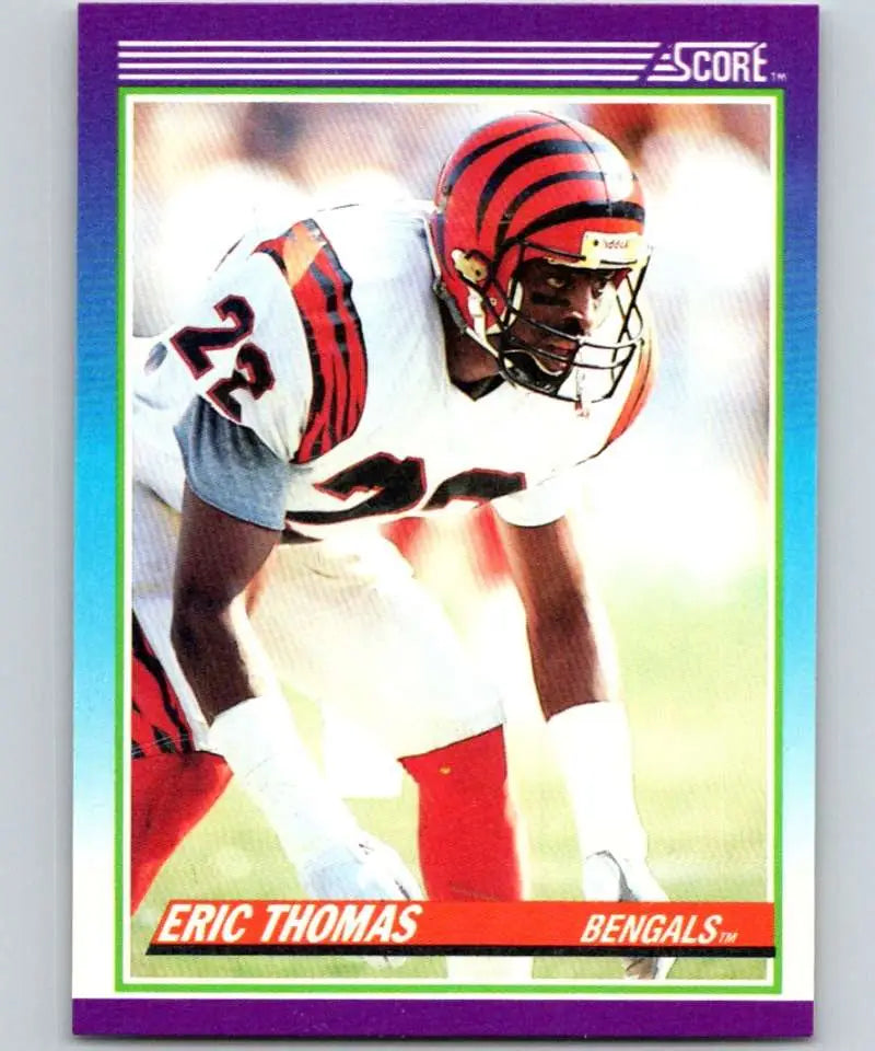 1990 Score #141 Eric Thomas NM-MT Cincinnati Bengals Football Card - Football Card Single