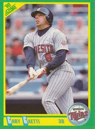 1990 Score #145 Gary Gaetti NM-MT Twins - Baseball Card Single