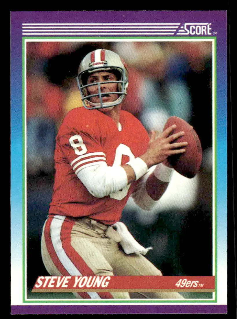 1990 Score #145 Steve Young - Football Card Single