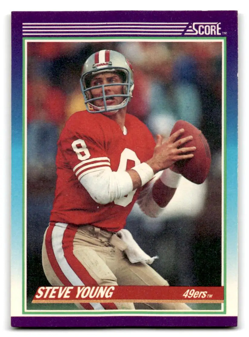 1990 Score #145 Steve Young - Football Card Single