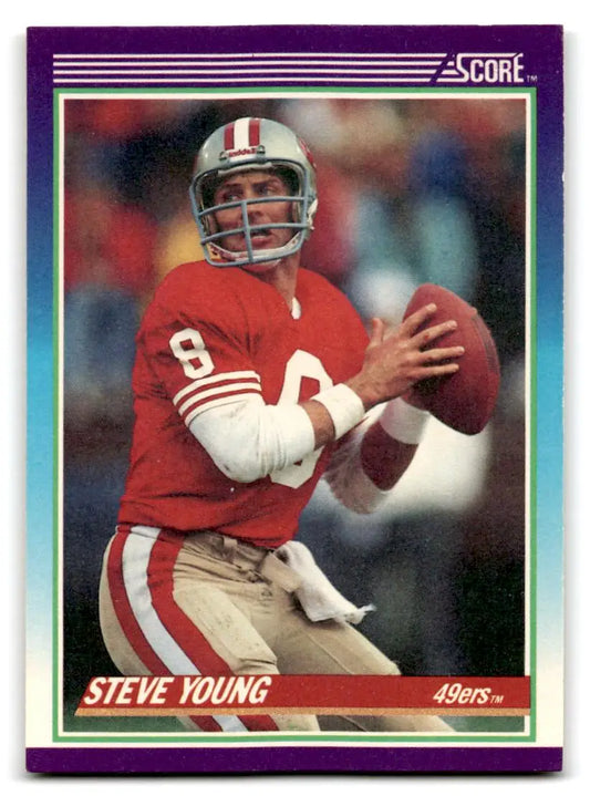 1990 Score #145 Steve Young - Football Card Single