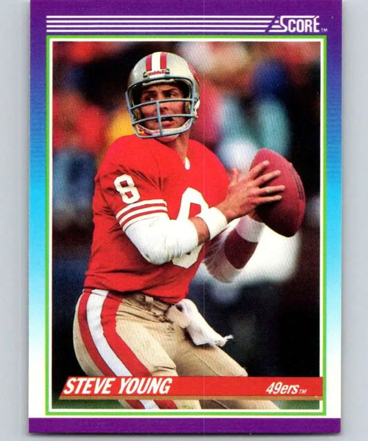 1990 Score #145 Steve Young NM-MT San Francisco 49ers Football Card