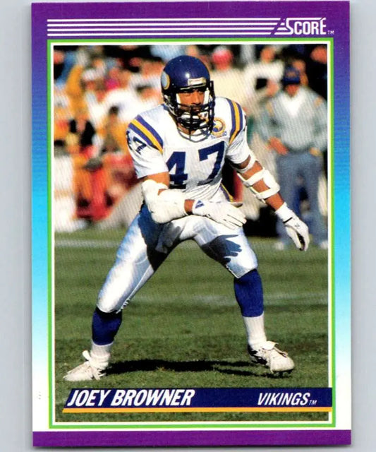 1990 Score #147 Joey Browner NM-MT Minnesota Vikings Football Card - Football Card Single