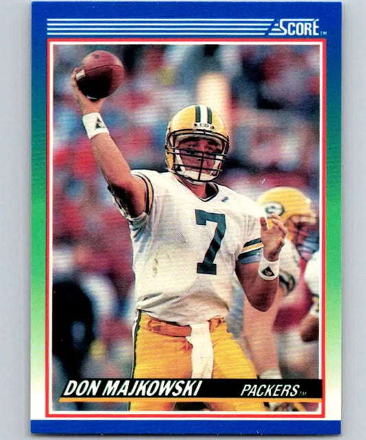 1990 Score #15 Don Majkowski NM-MT Green Bay Packers Football Card