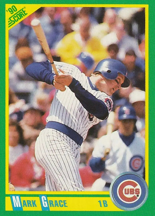 1990 Score #150 Mark Grace EX Excellent Chicago Cubs Baseball Card