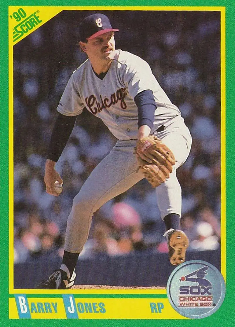 1990 Score #152 Barry Jones EX Excellent Chicago White Sox Baseball Card - Baseball Card Single