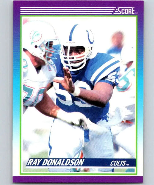 1990 Score #153 Ray Donaldson NM-MT Indianapolis Colts Football Card