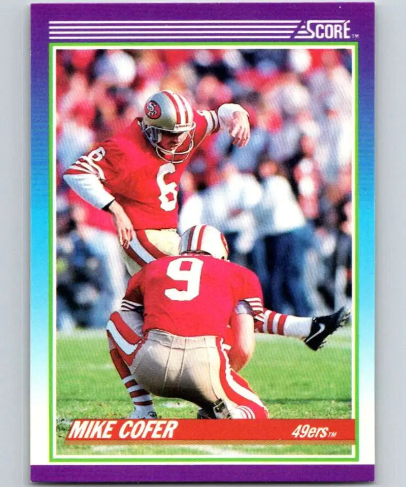 1990 Score #155 Mike Cofer NM-MT San Francisco 49ers Football Card - Football Card Single